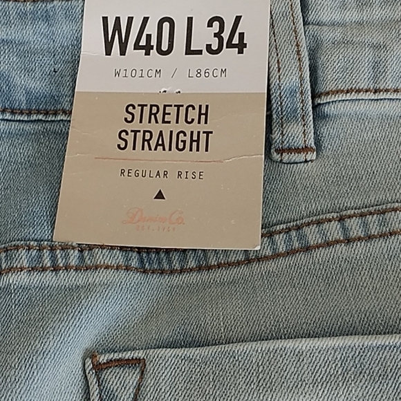 Denim Co. Stretch Straight Button Jeans W40 L34 - Picture 9 of 13
